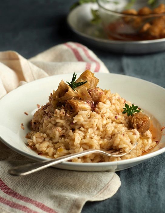 comida-para-llevar-risotto-alcachofas