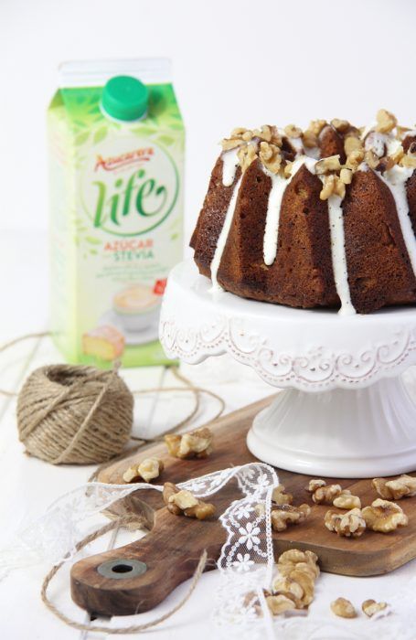 Bizcocho de zanahoria bajo en calorías