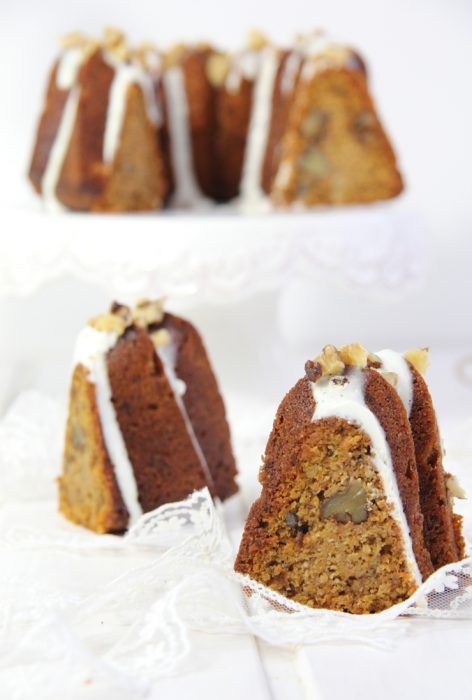 Bizcocho de zanahoria bajo en calorías