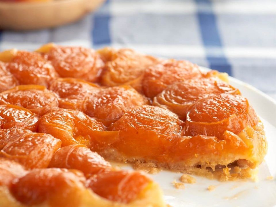 Tatín de albaricoque